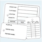 Custom Print Plastic Inspection Tags