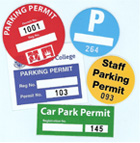 Self Cling Parking Permits